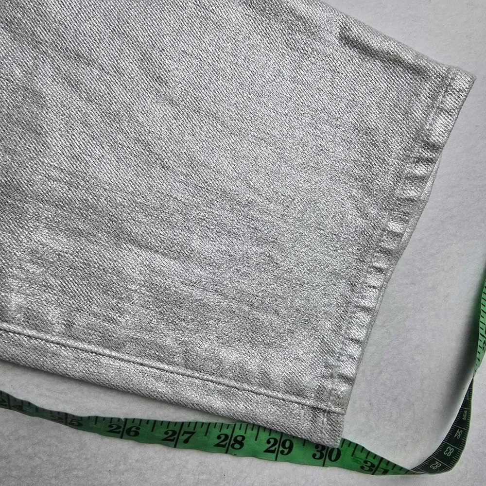 Old Navy -1336 NWT High-Waisted Silver Shine OG Loose Jeans Womens OG Size‎ 2